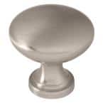 Classic Round 1-1/4 in. (32 mm) Satin Nickel Hollow Cabinet Knob 25 Pack