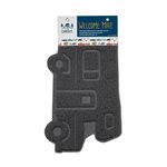 Camco's stylish Life Is Better at the Campsite scrub rug is great for your home, the outdoors, under a pet bowl or even camping.