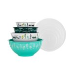 Camco's Life is Better at the Campsite Nesting Bowl Set is perfect for prepping, storing and serving food while RVing, camping, boating and more.
