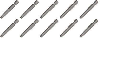 #3 Square x 1-15/16" OAL 1/4" Hex Rock River® Standard Power Bit (10 Pack)
