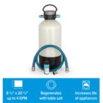 TastePURE's Portable Water Softener helps reduce the hardness of your RV or boat's water.