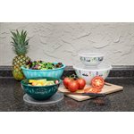 Camco's Life is Better at the Campsite Nesting Bowl Set is perfect for prepping, storing and serving food while RVing, camping, boating and more.