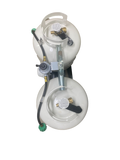 Includes:

Regulator
2 Hoses
2 - 20# Propane Tanks
Tray with Rod and Wingnut